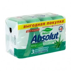 Антибактериальное мыло, Absolut, 4 шт., 75 г, в ассортименте