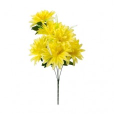 Цветок искусственный Хризантема кустовая, 45 см, в ассортименте