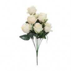 Цветок искусственный Роза кустовая, 40 см, в ассортименте