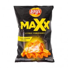 Картофельные рифлёные чипсы, Lay’s, Maxx 110 г, в ассортименте
