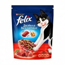 Сухой корм для кошек "Felix" с мясом, 300 г