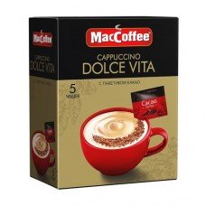 Напиток кофейный Cappuccino Dolce Vita, MacCoffee, 5х24 г