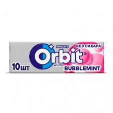 Жевательная резинка Bubblemint, Orbit, 13,6 г